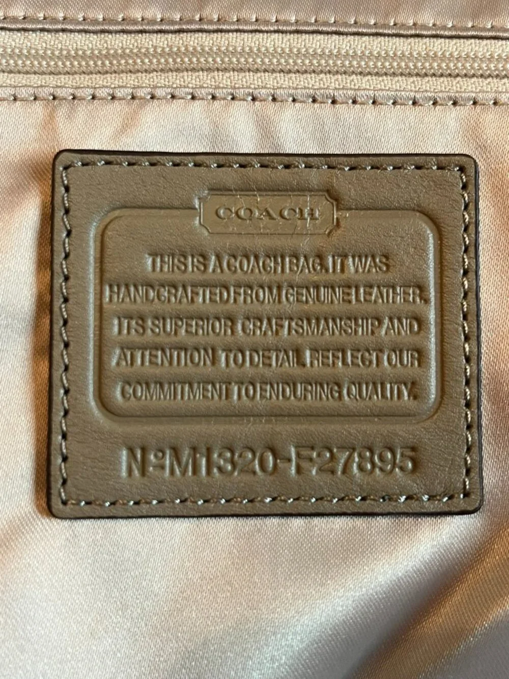 Coach Campbell Exotic Leather Snakeskin Embossed Crossbody Satchel F27895 NWOT